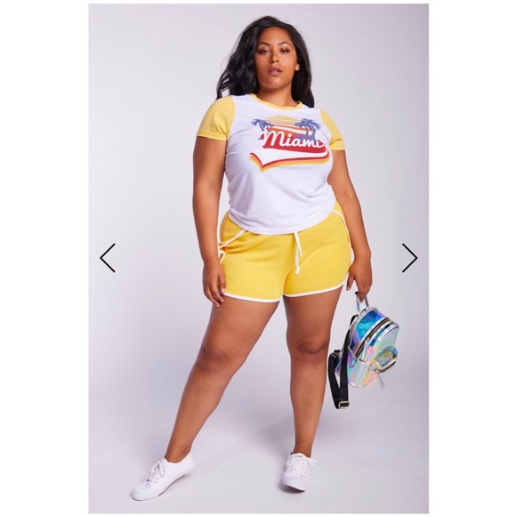 Retro Gym Style Pull On Terry Style Shorts Size 5 - Picture 4 of 7